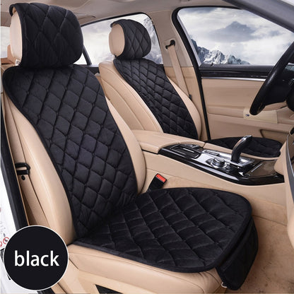 Plush Car Seat Cover Set Universal