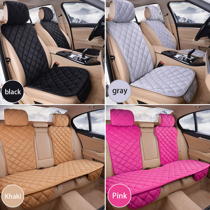 Plush Car Seat Cover Set Universal