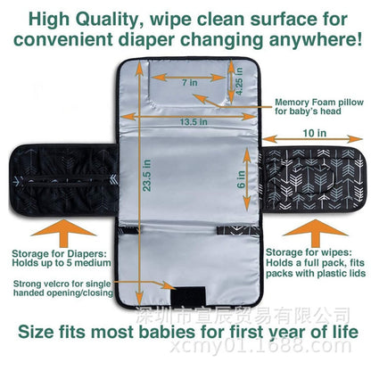 Multifunctional Foldable Waterproof Baby Changing Mat