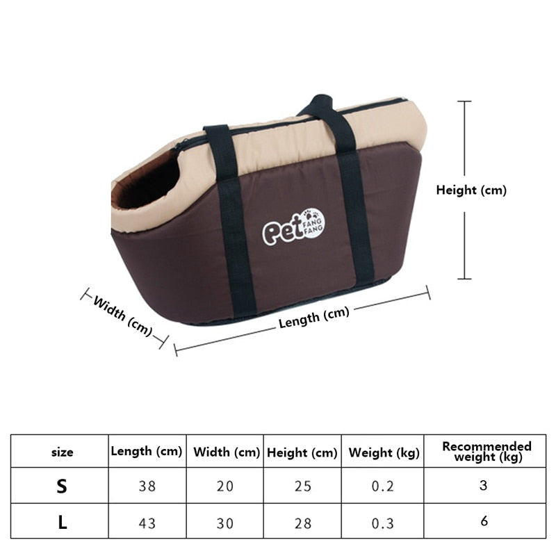Portable Pet Carrier Bag Dog Bags Small Dogs Cat Outdoor Travel Pet