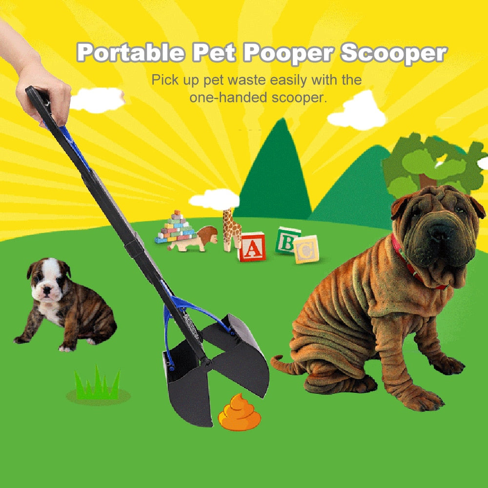 Portable Pet Long Handle Animal Dog Poop Pooper