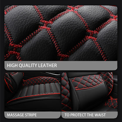 Quality Leather Car Seat Covers Front And Rear Split Bench