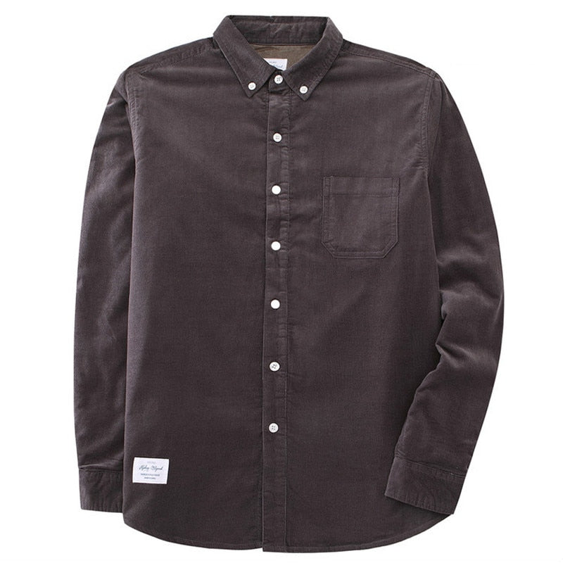 Thick Fleece Lining Thermal Shirt Long Sleeve Winter Shirts - Shirts