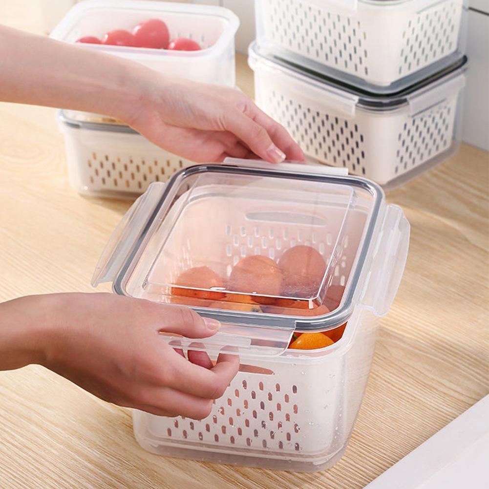 Refrigerator Storage Box Fridge Organizer Fresh Vegetable Fruit Boxes