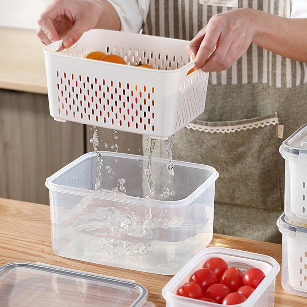 Refrigerator Storage Box Fridge Organizer Fresh Vegetable Fruit Boxes