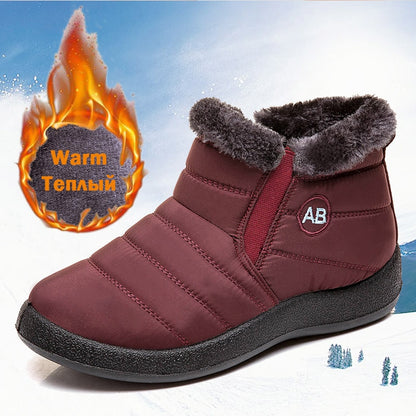 Waterproof Non-slip Platform Ankle Boots for Women