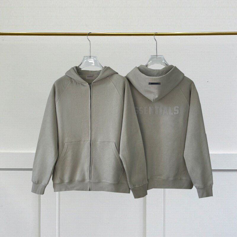 Essentials Hoodies Zipper Sweatshirt