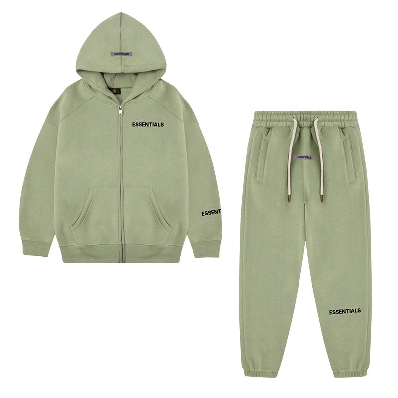 ESSENTIALS Hoodie + Sweatpants Two Piece Set for Kids