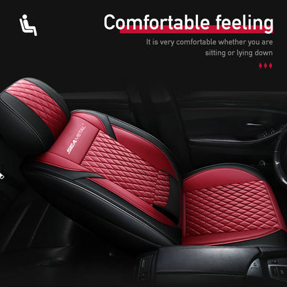 Luxury Car Seat Cushion Pu Leather Car Seat Covers Universal