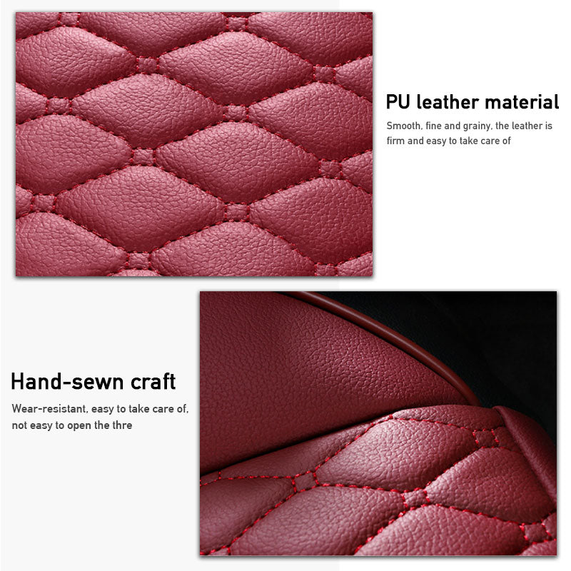 Luxury Car Seat Cushion Pu Leather Car Seat Covers Universal