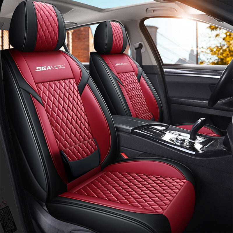 Luxury Car Seat Cushion Pu Leather Car Seat Covers Universal