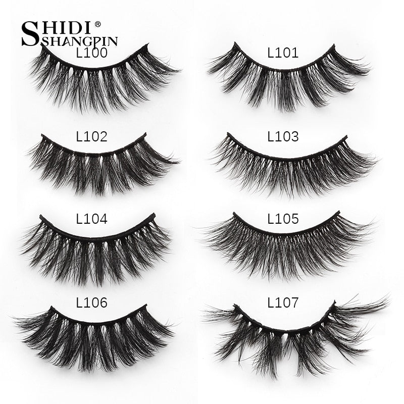 Natural Long Dramatic Fluffy 3d Wispy Eye Lashes Thick Soft - False Eyelashes