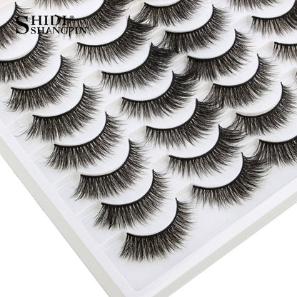 Natural Long Dramatic Fluffy 3d Wispy Eye Lashes Thick Soft - False Eyelashes