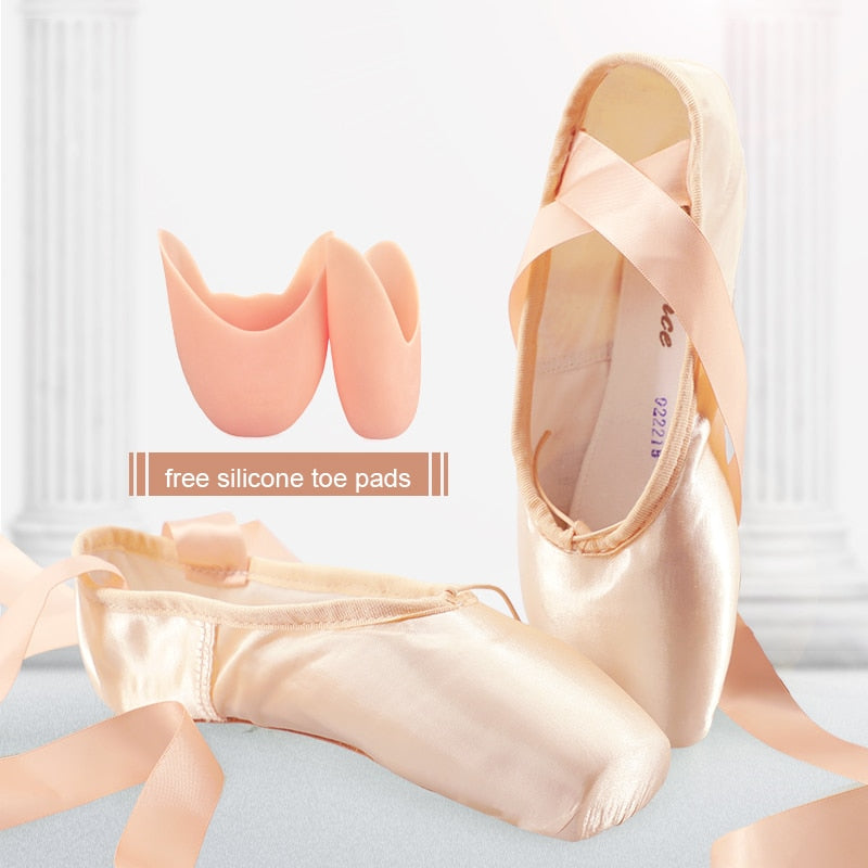 Sales Satin Ballet Pointe Shoes Professional Girls Ballerina