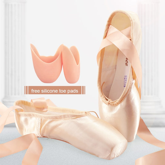 Sales Satin Ballet Pointe Shoes Professional Girls Ballerina