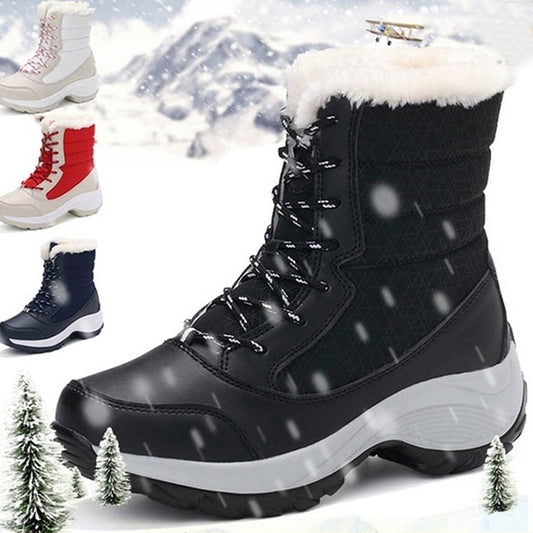 Snow Boots Plush Warm Ankle Boots For Women