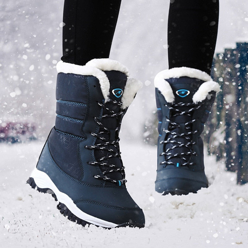 Snow Boots Plush Warm Ankle Boots For Women