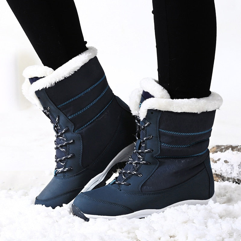 Snow Boots Plush Warm Ankle Boots For Women