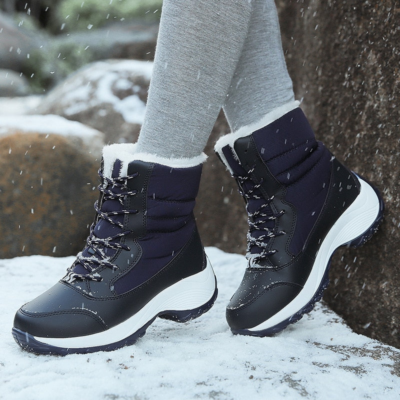 Snow Boots Plush Warm Ankle Boots For Women