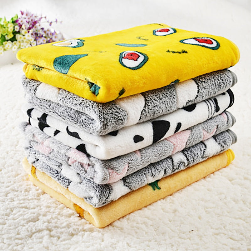 Bed sheet warm and comfortable pet blanket