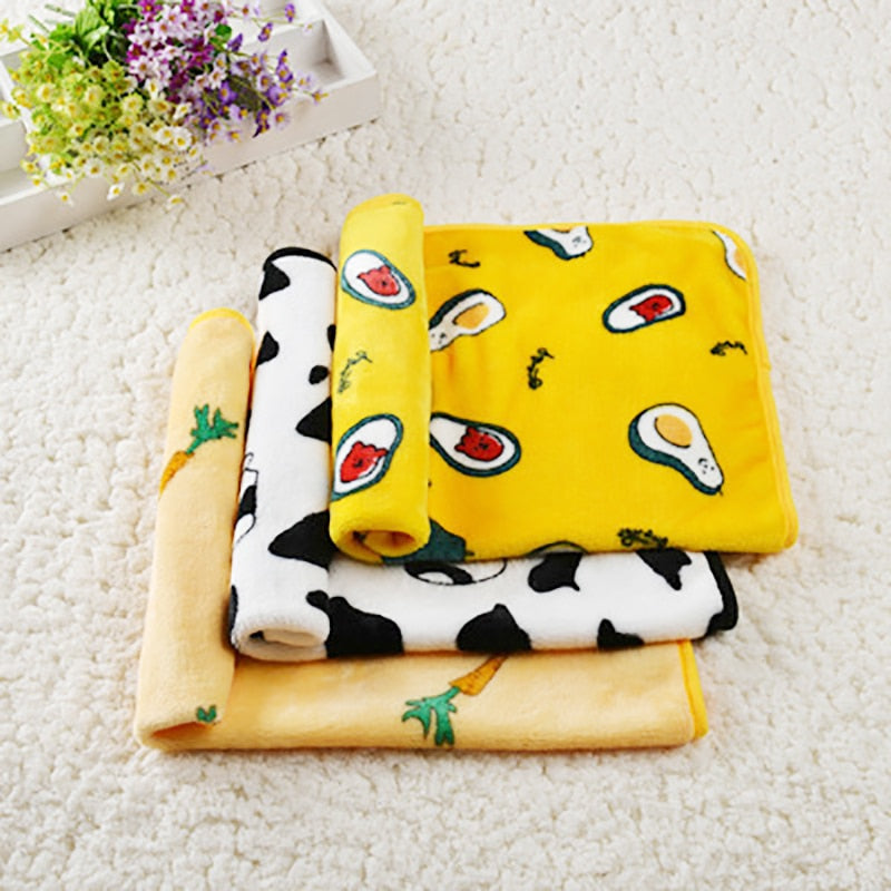 Bed sheet warm and comfortable pet blanket