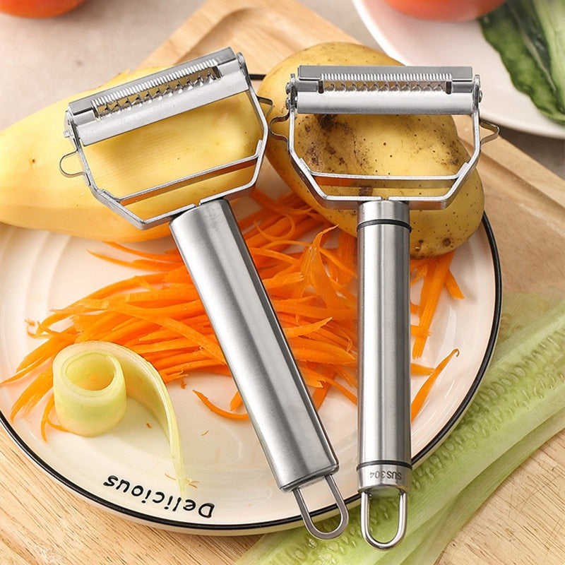 Stainless Steel Multi function Peeler Slicer Vegetable Fruit Potato Cucumber Grater
