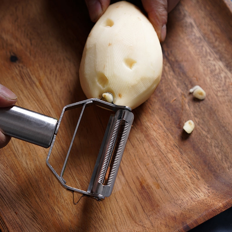 Stainless Steel Multi function Peeler Slicer Vegetable Fruit Potato Cucumber Grater