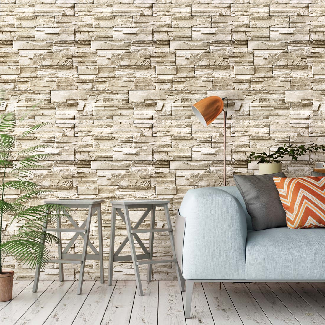 Stone Peel And Stick Wallpaper Decoration Stone Wallpaper Self-adhesive Wall Paper For Home