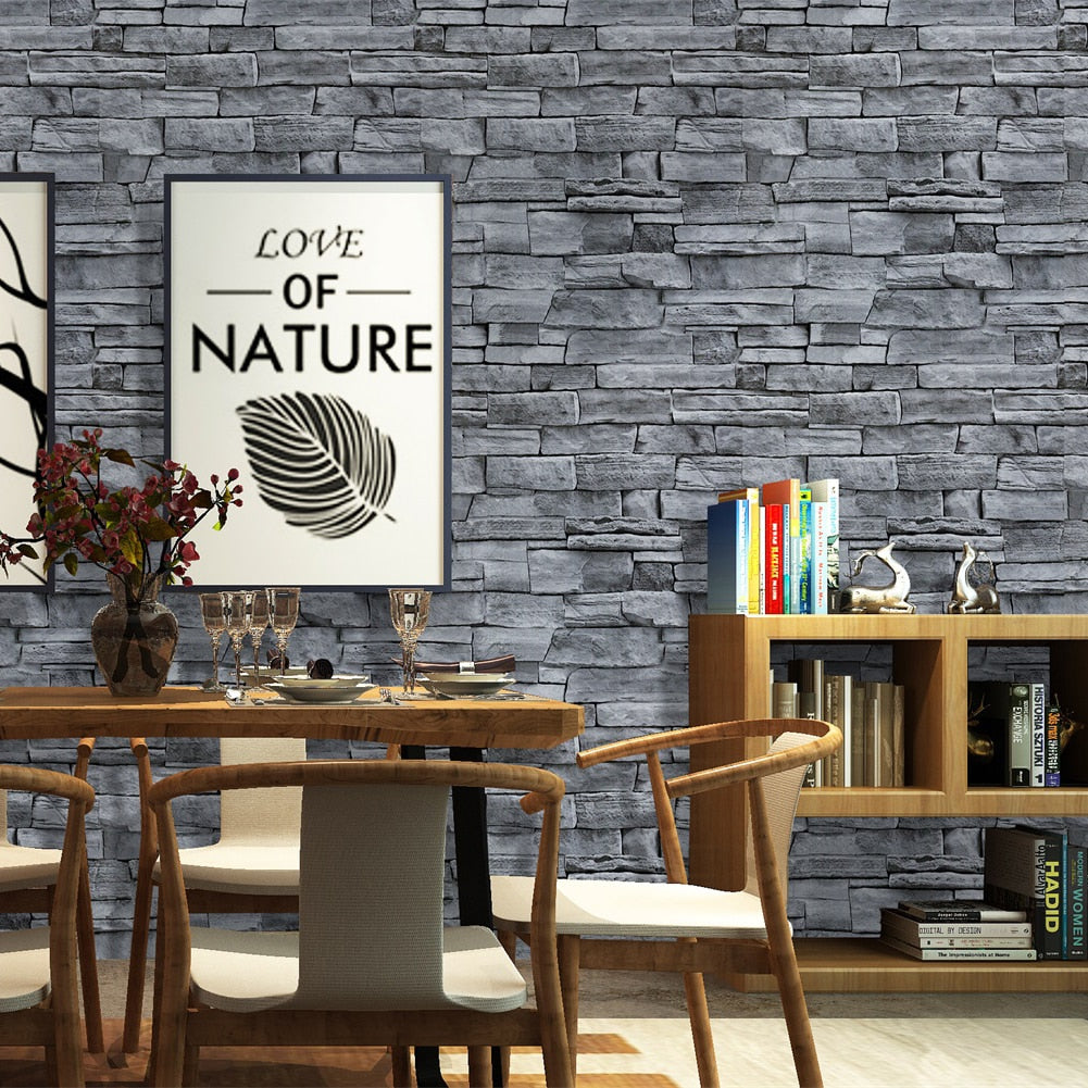 Stone Peel And Stick Wallpaper Decoration Stone Wallpaper Self-adhesive Wall Paper For Home