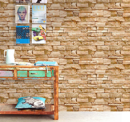 Stone Peel And Stick Wallpaper Decoration Stone Wallpaper Self-adhesive Wall Paper For Home
