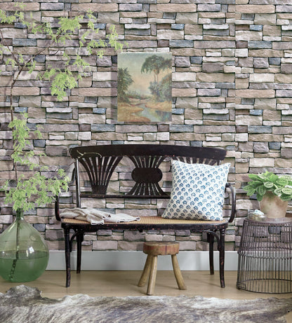 Stone Peel And Stick Wallpaper Decoration Stone Wallpaper Self-adhesive Wall Paper For Home
