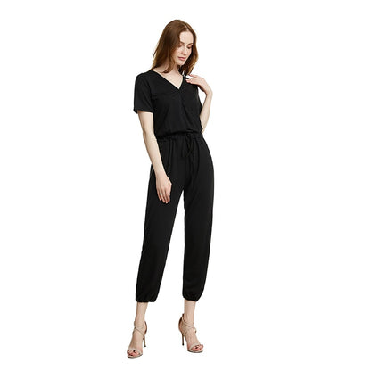 V neck Bodysuit Jumpsuit