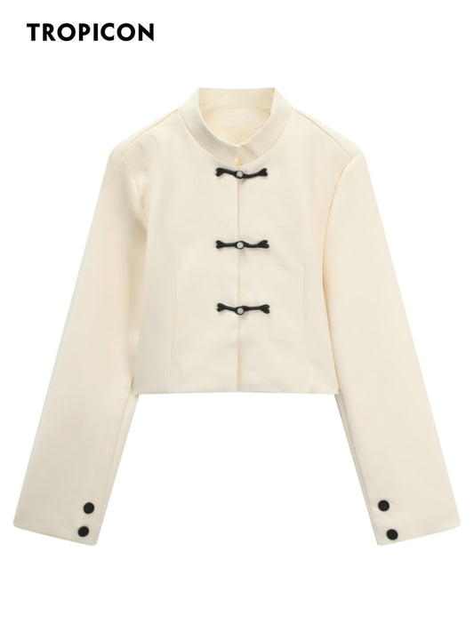 Shacket Glitter Long Sleeve Coats - Azahshopping