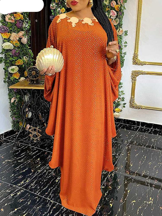 Vintage Summer Loose Bat-wing Sleeve - Dress - Azahshopping