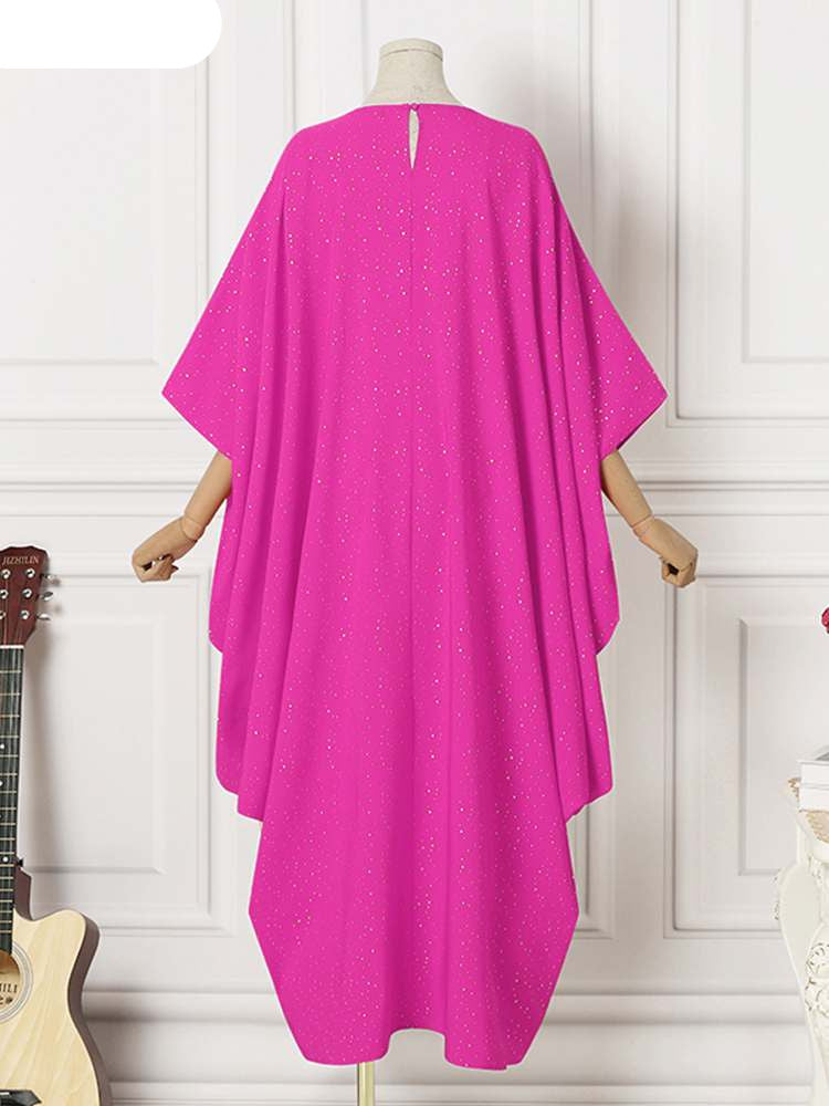 Vintage Summer Loose Bat-wing Sleeve - Dress - Azahshopping