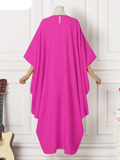 Vintage Summer Loose Bat-wing Sleeve - Dress - Azahshopping