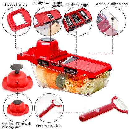 Multi Slicer Peeler Carrot Fruit 6 In 1 Gadgets Vegetable Cutting Tools