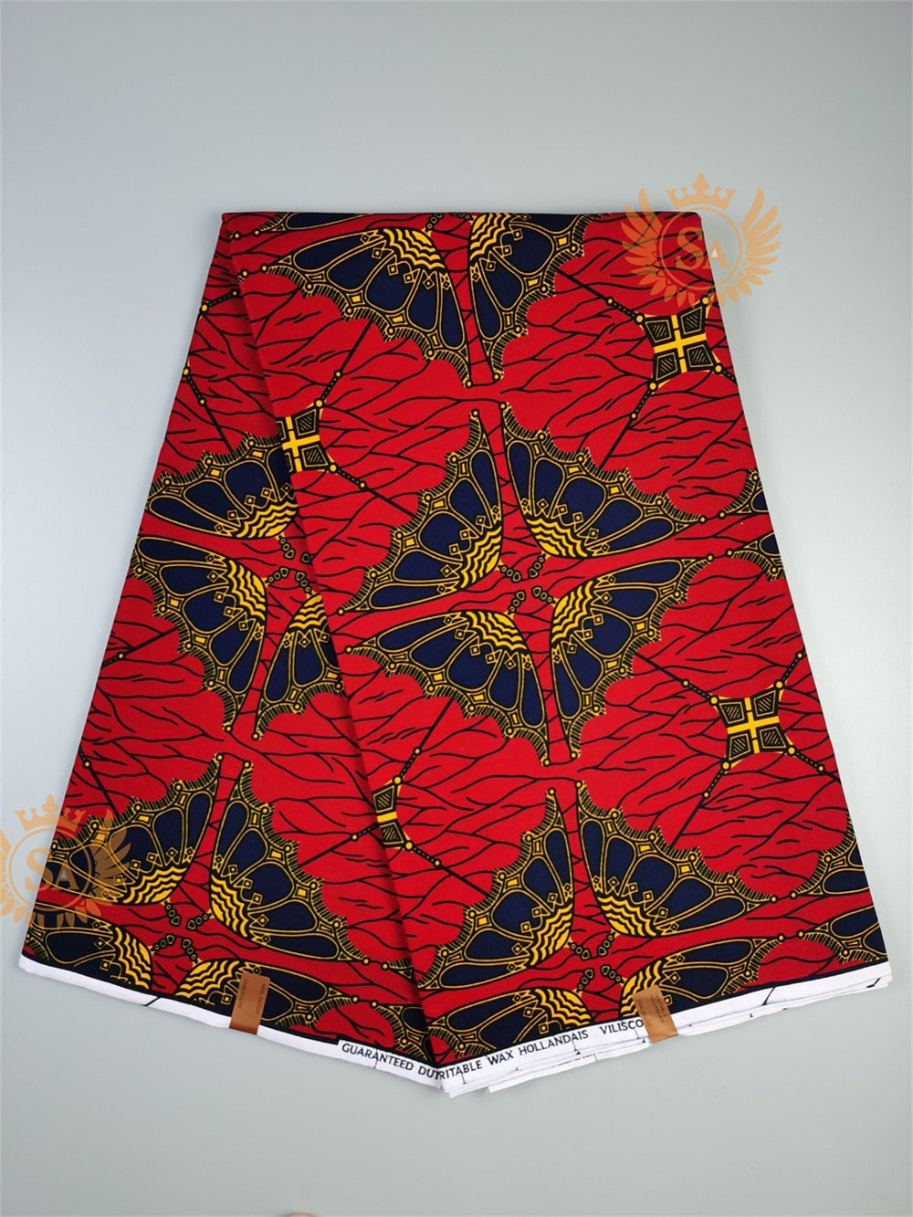 Veritable Real Wax Print Fabric Dutch Hollandais Pagne Africa Dress 100% Cotton - Azahshopping