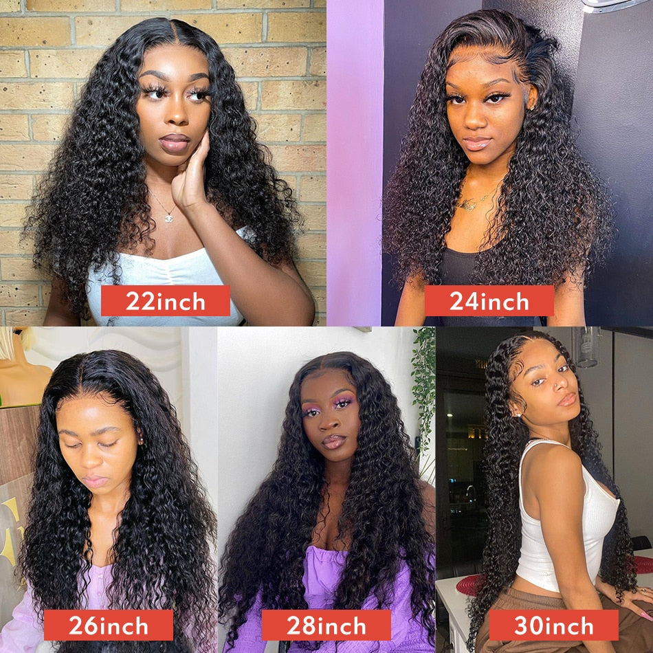 Water Wave Lace Front Wig 13x6 Lace Front Human Hair Wigs For Black Women