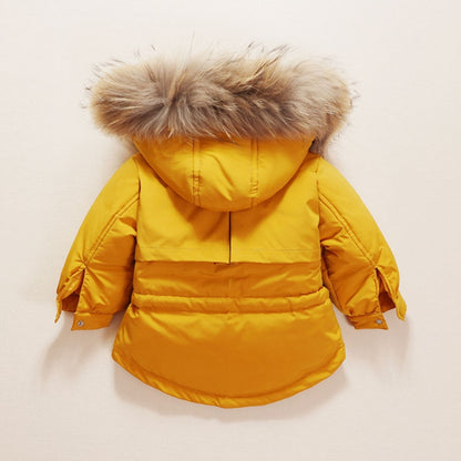 Warm Down Jacket Winter Children Clothing Set Baby Boy