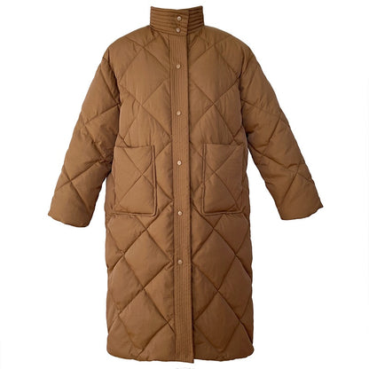 Winter Korean Style Long Cotton-padded Coat
