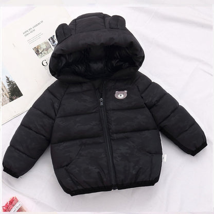 Winter Thick Warm Hooded Down Jacket 0-7 Year Old