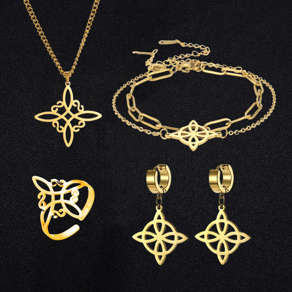 Witch Knot Jewelry Sets For Women Jewelry Sets