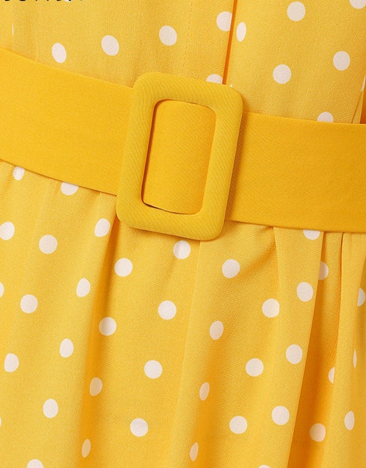 Printed Dot Maxi Long Summer dress