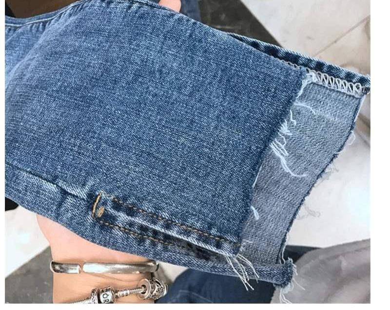 Hole Vintage Denim Skinny Trousers Ripped Jeans For Women - Azahshopping