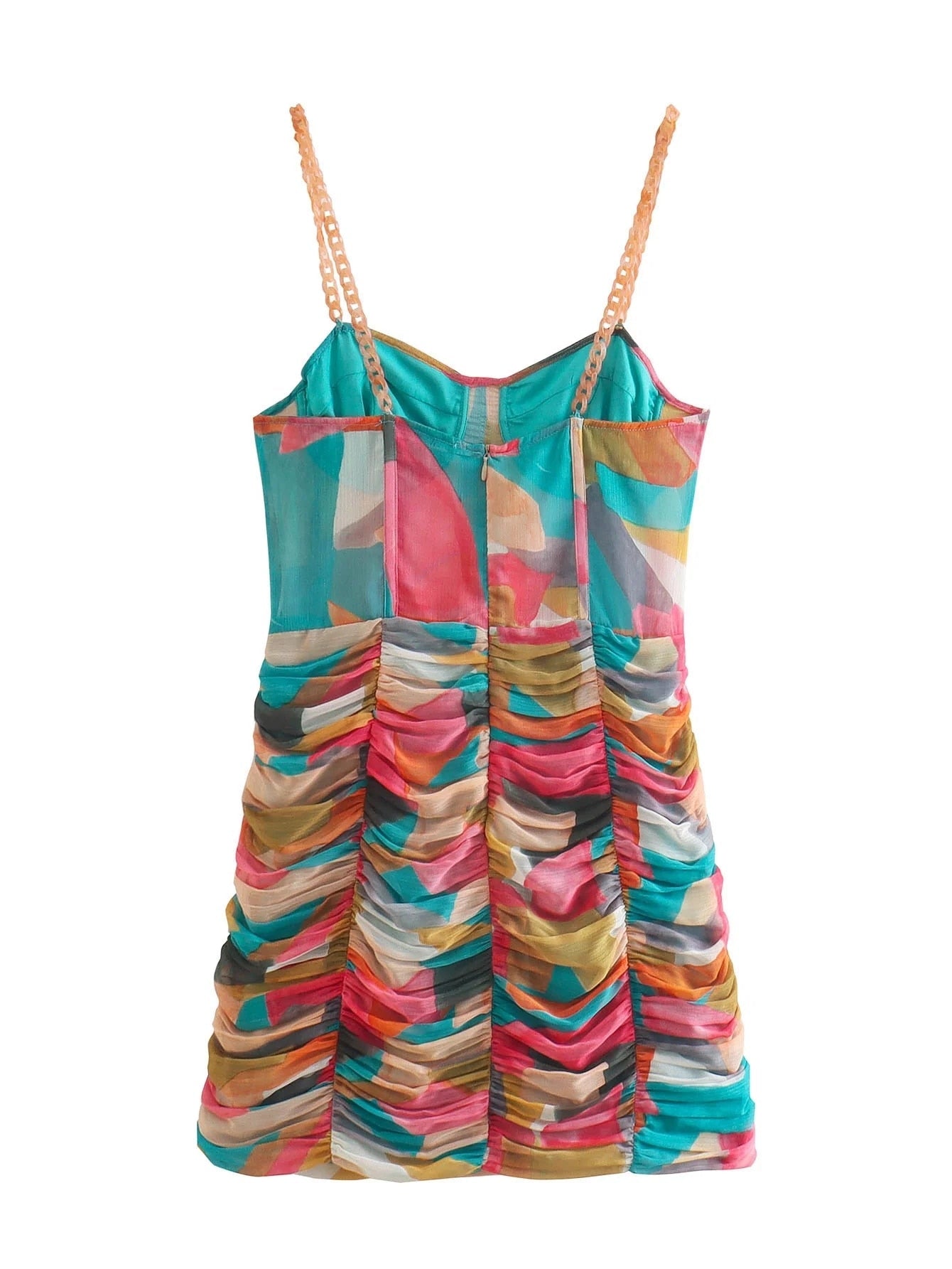 Printed Mini Spring Dress