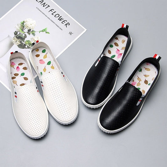 Women Flats Slip on Leather Loafers Ballet Pointed Toe Flats
