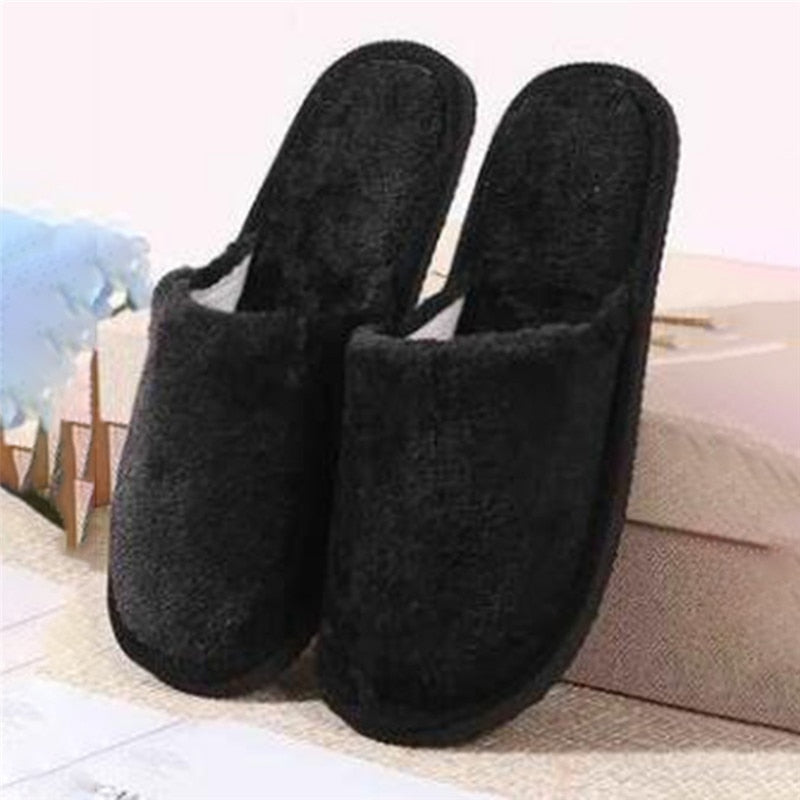 Home Slippers Indoor Bedroom Light Eva Cotton Slipper Furry Plush Shoes