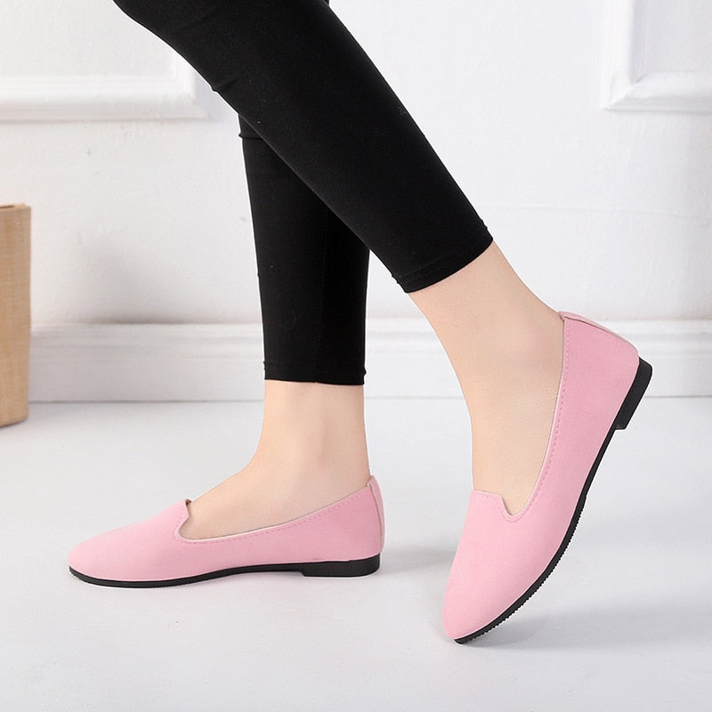 Women Ladies Slip On Flat Shoes - Flats