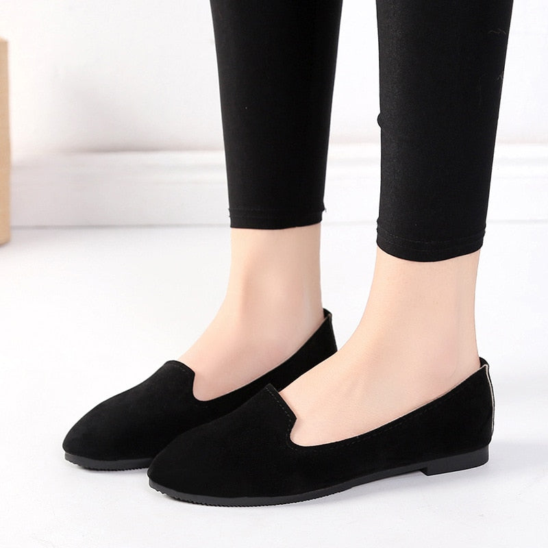 Women Ladies Slip On Flat Shoes - Flats